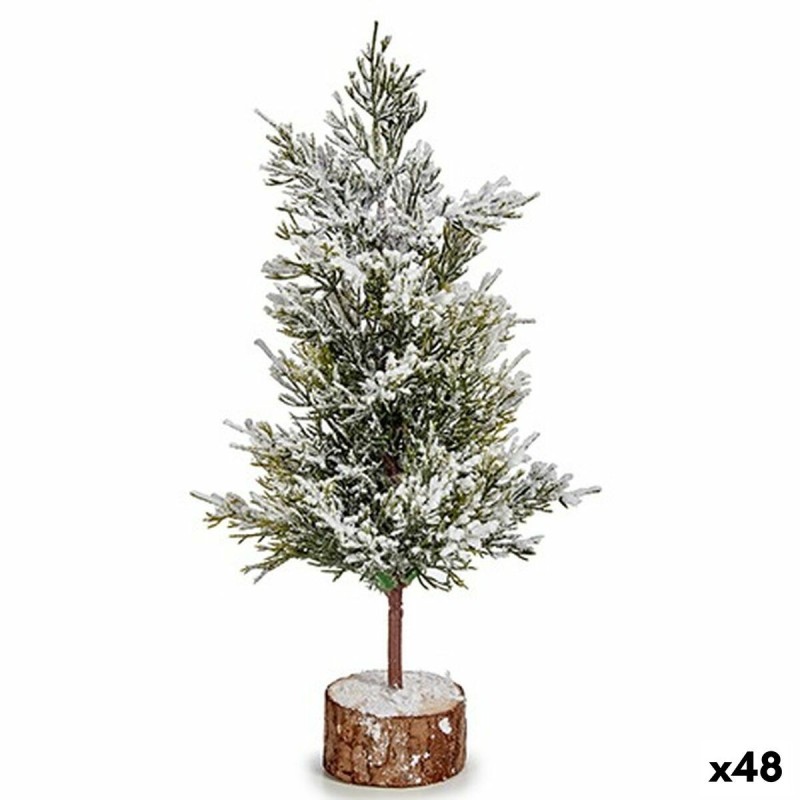 Sapin de Noël Marron Vert Bois Plastique 16 x 31 x 16 cm (48 Unités)