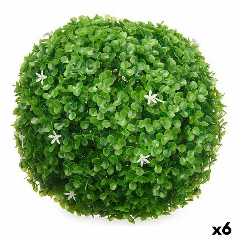 Plante décorative Ibergarden 554 Plastique Fleurs Volets Ballon 27 x 27 x 27 cm (6 Unités)