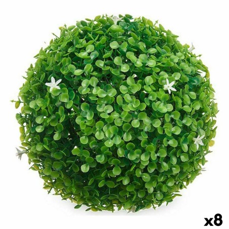 Plante décorative Ibergarden 555 Plastique Fleurs Volets Ballon 22 x 22 x 22 cm (8 Unités)