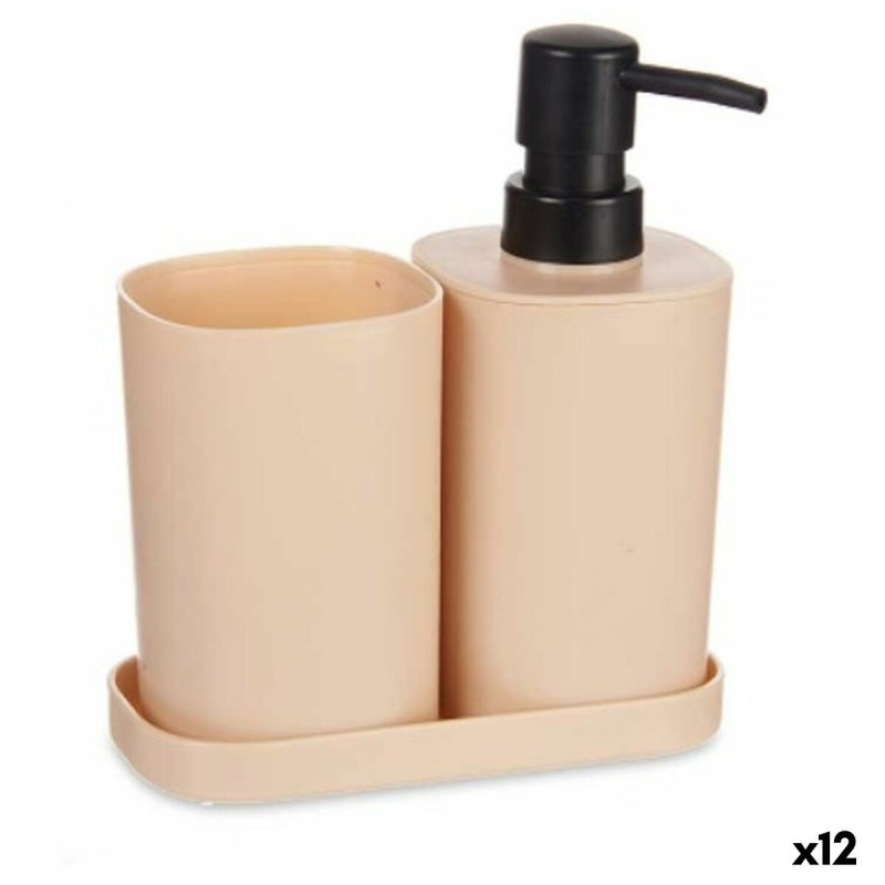 Ensemble de Bain Berilo B8108-S3-BEIGE Noir Beige polypropylène (12 Unités)