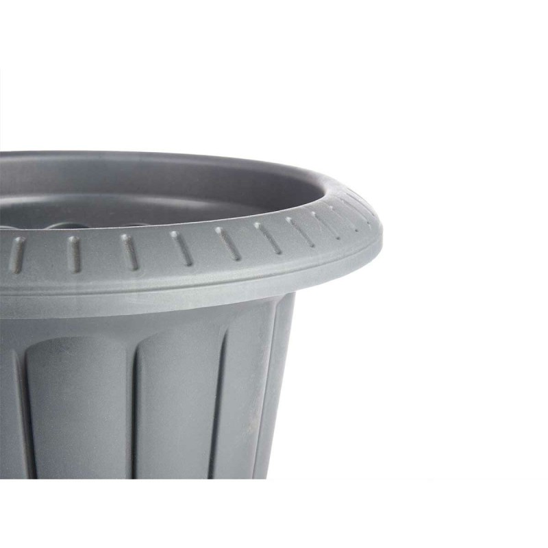 Cache-pot Ibergarden N00202102 Anthracite Plastique Verre 47,6 x 47 x 47,4 cm (5 Unités)