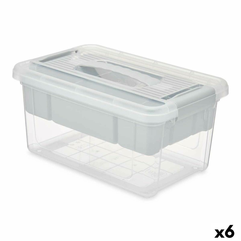 Boîte Multiusage Kipit 02 1310 Gris Transparent Plastique 5 L 29