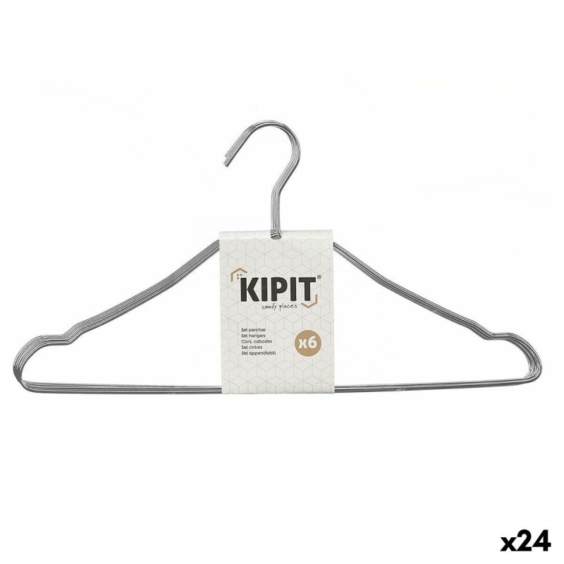 Jeu de porte-manteaux Kipit 29100190 Argenté Métal 39