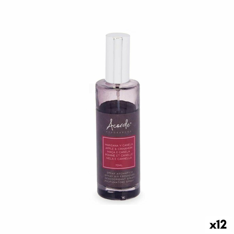 Spray Diffuseur Acorde A-519 Pomme Canelle 70 ml (12 Unités)