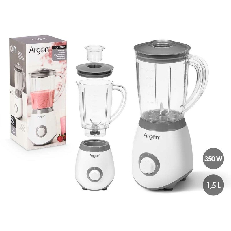 Bol mixeur Argon JE-802A Blanc Gris 350 W 1