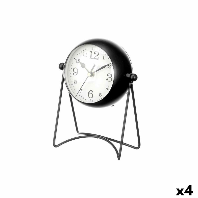 Horloge de table Noir Métal 15