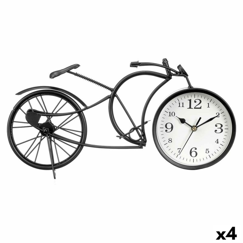 Horloge de table Bicyclette Noir Métal 40 x 19