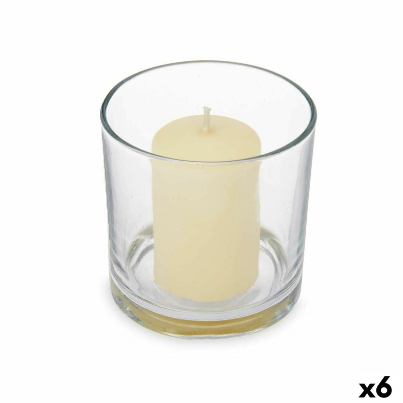 Bougie Parfumée Acorde 2-C-AR Vanille Verre (6 Unités)