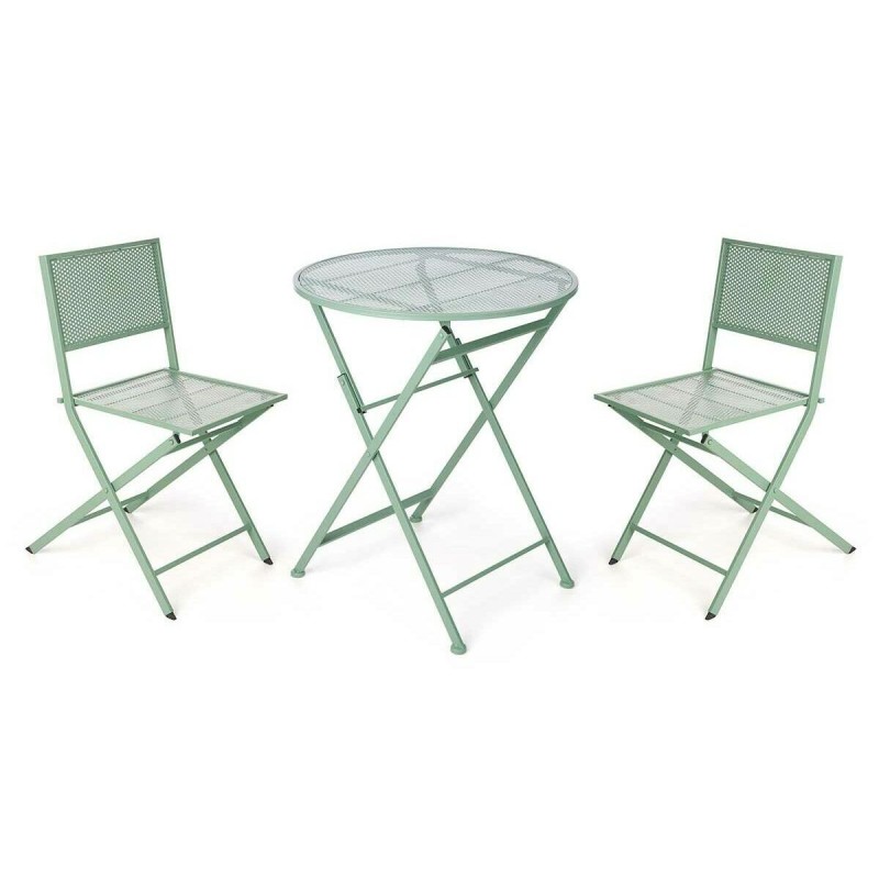 Ensemble Table + 2 Chaises Ibergarden HS23377/78 Vert