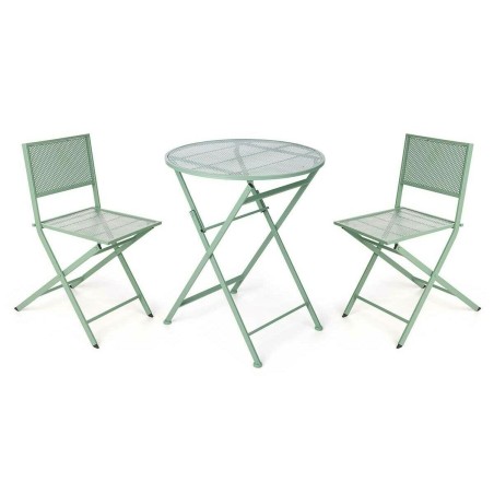 Ensemble Table + 2 Chaises Ibergarden HS23377/78 Vert