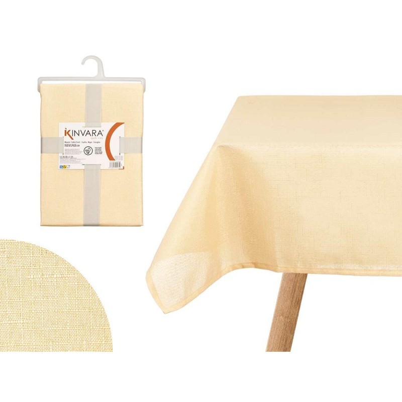 Nappe Kinvara NM40215-C5 3 Beige 140 x 240 cm (12 Unités)