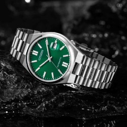 Montre Homme Citizen TSUYOSA AUTOMATIC Vert Argenté (Ø 40 mm)