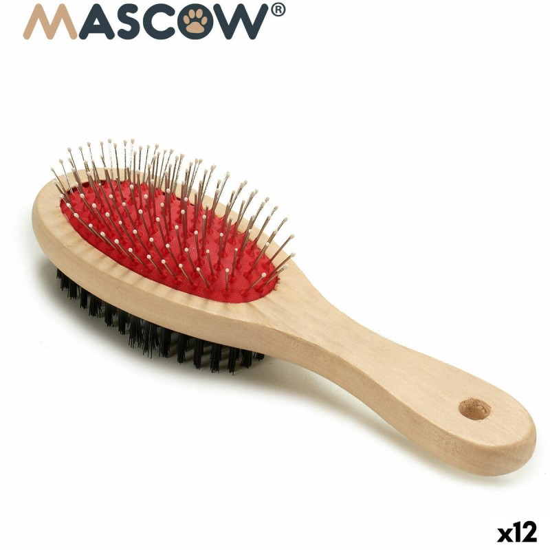 Brosse pour Chiens Mascow AR1807082 Marron Noir Rouge 7 x 22