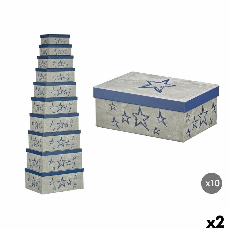 Boîte Décorative Pincello 66 Bleu Carton (2 Unités)