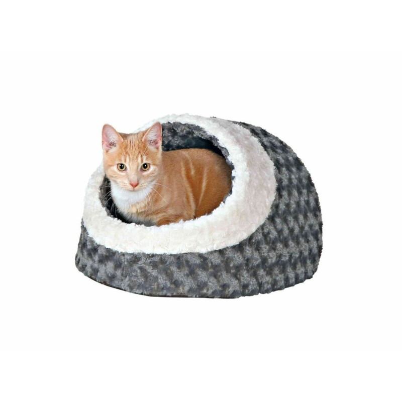 Grotte pour chat Trixie Kaline Gris Crème 35 × 26 × 41 cm