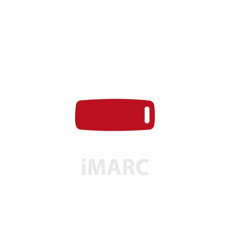 Plaque d'identification Imarc Baggage Rouge