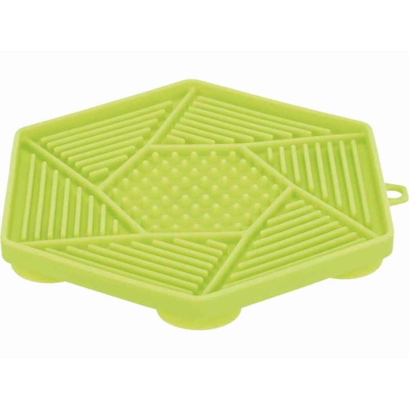 Mangeoir pour animaux Trixie 034980 Vert Silicone 17 cm