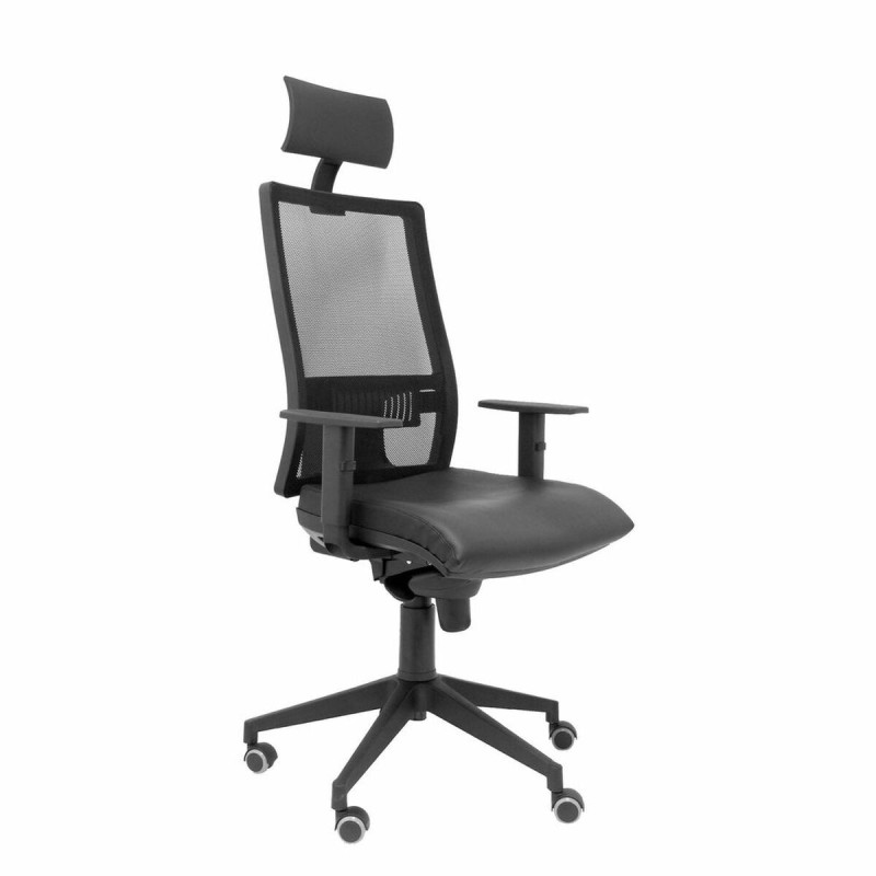 Chaise de Bureau avec Appui-tête Horna P&C SPIELNE Noir