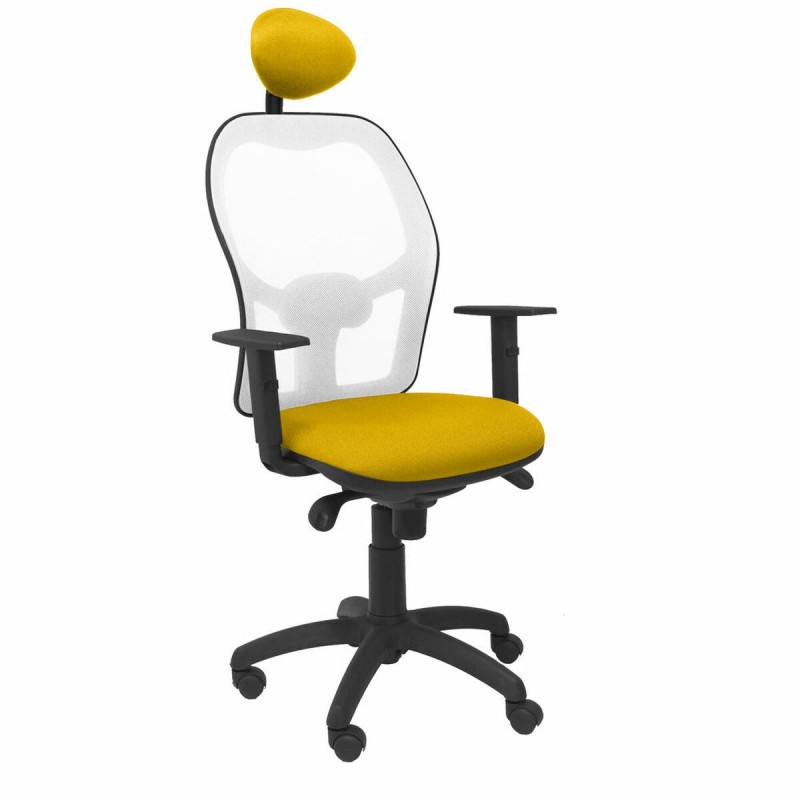 Chaise de Bureau avec Appui-tête Jorquera  P&C ALI100C Jaune