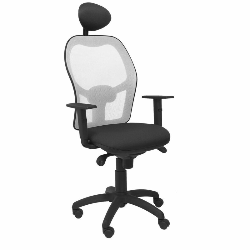 Chaise de Bureau avec Appui-tête Jorquera P&C ALI840C Noir