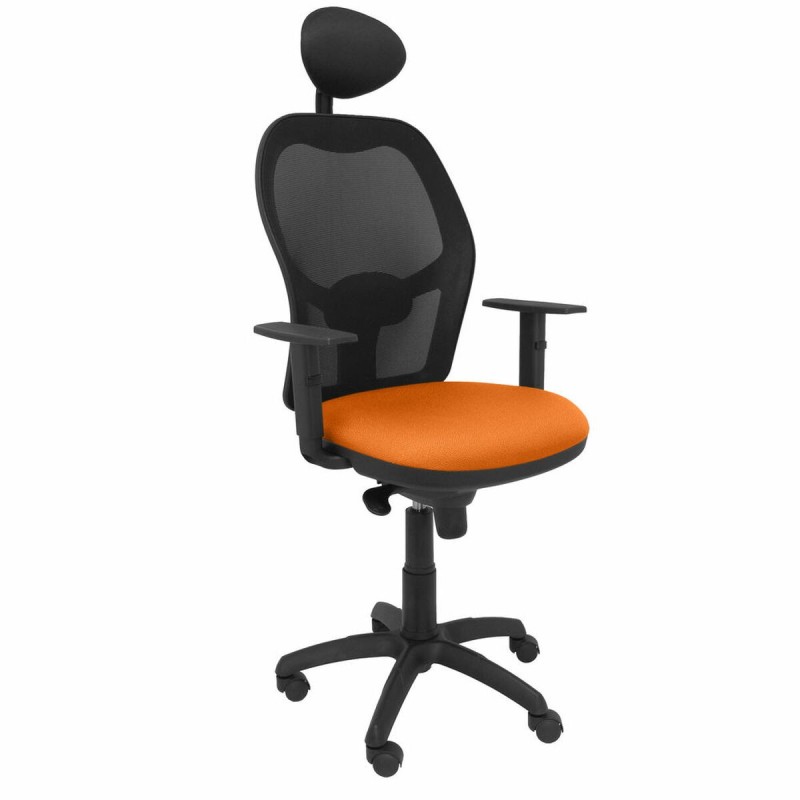 Chaise de Bureau avec Appui-tête Jorquera P&C ALI308C Orange