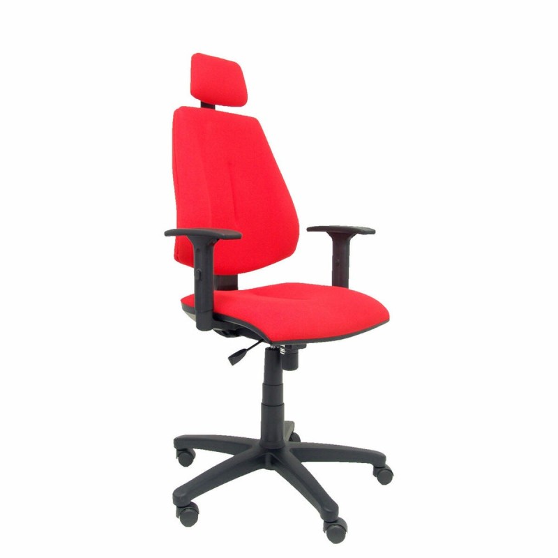 Chaise de Bureau avec Appui-tête  Montalvos P&C LI350CB Rouge