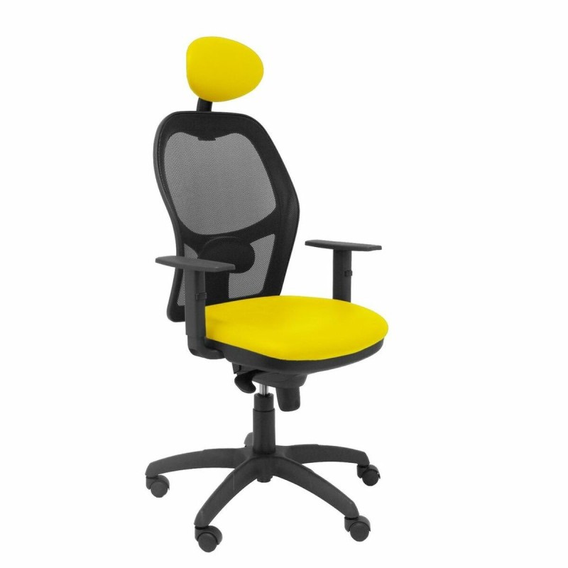 Chaise de Bureau avec Appui-tête Jorquera malla P&C SNSPAMC Jaune