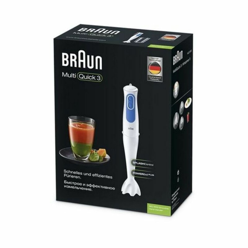 Centrifugeuse Braun MQ 3000 Smoothie Blanc Blanc/Bleu 700 W