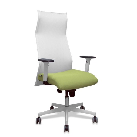 Chaise de Bureau P&C 54BR65G Blanc