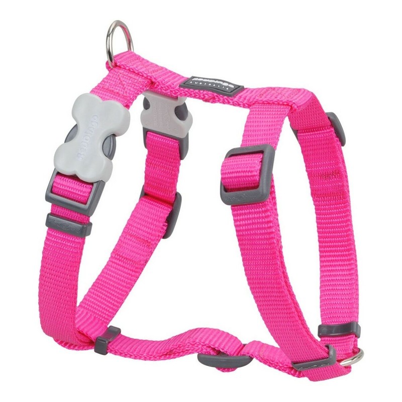 Harnais pour Chien Red Dingo Lisse 46-76 cm Fuchsia