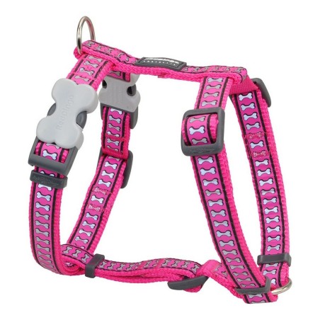 Harnais pour Chien Red Dingo Fuchsia Os Réfléchissant 37-61 cm