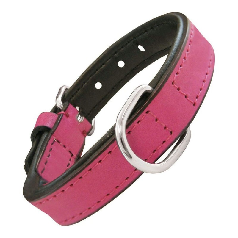 Collier pour Chien Gloria Rembourré Fuchsia (30 x 1