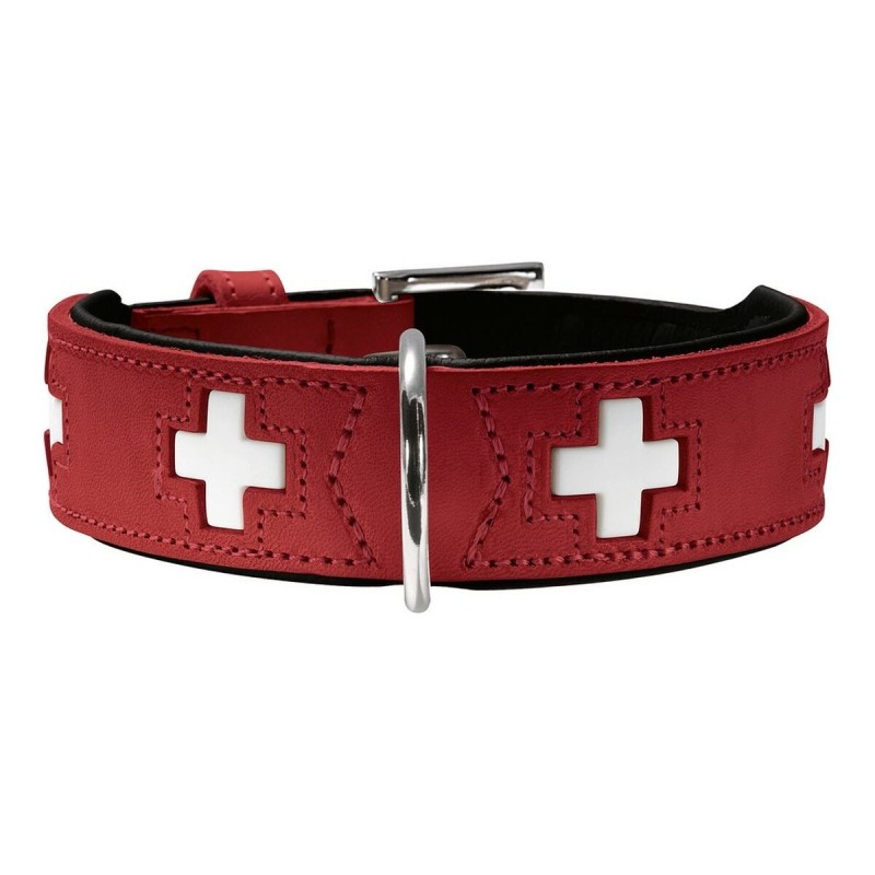 Collier pour Chien Hunter Swiss Rouge/Noir (38-43.5 cm)