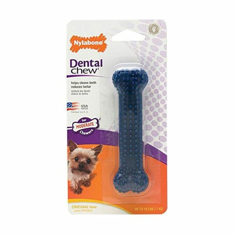 Jouet pour chien Nylabone Petit Bleu Naturel Poulet Thermoplastique Taille XS