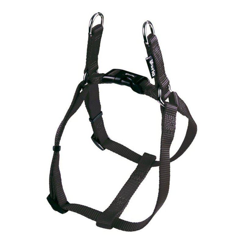 Harnais pour Chien Gloria Lisse Réglable 35-51 cm Noir Taille S