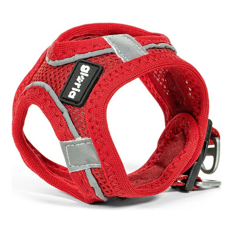 Harnais pour Chien Gloria Air Mesh Trek Star Réglable Rouge Taille XXXS (18-20 cm)