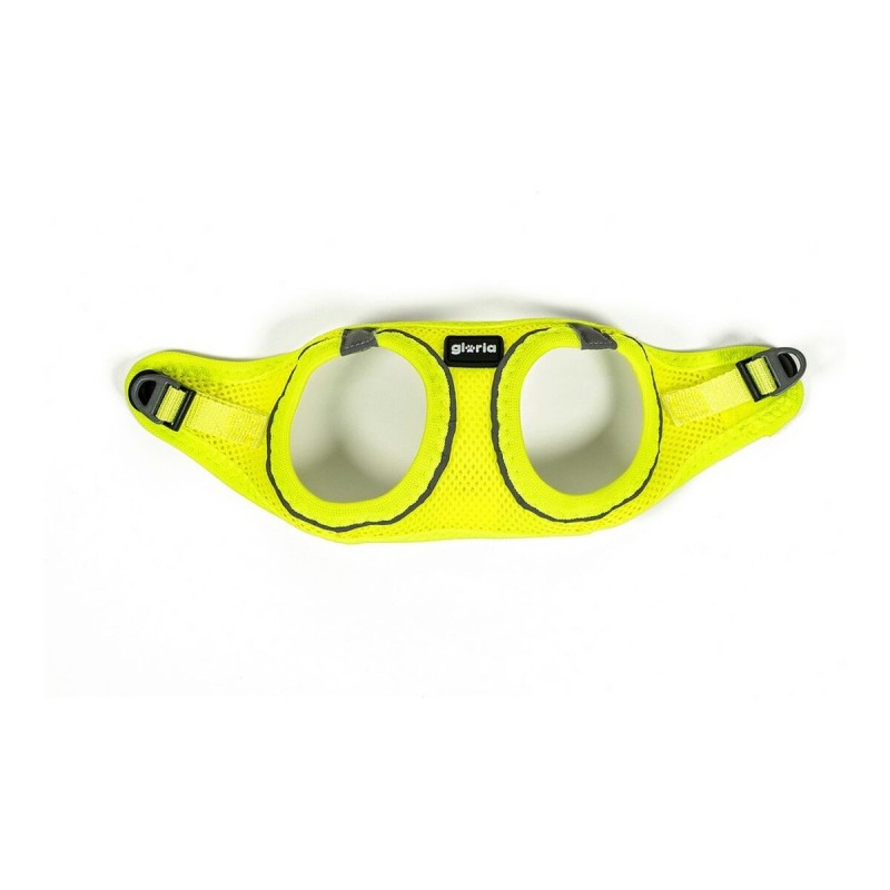 Harnais pour Chien Gloria Air Mesh Trek Star Réglable Jaune L (33