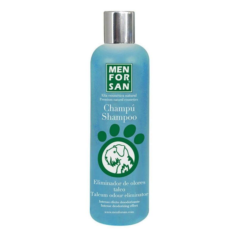 Shampoing pour animaux de compagnie Menforsan Chien Eliminateur d'odeurs 300 ml