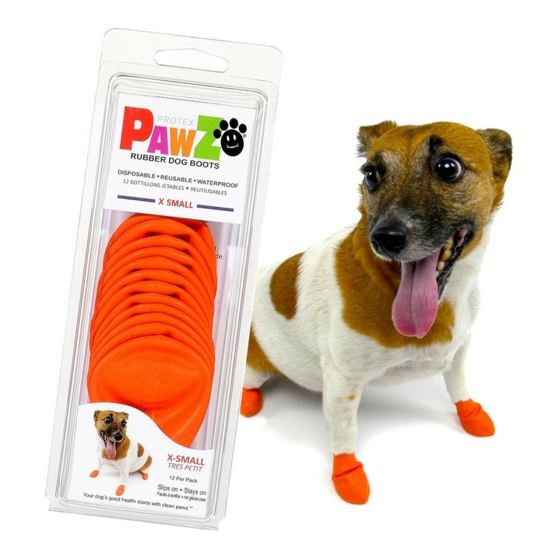 Bottes Pawz Chien Orange XS