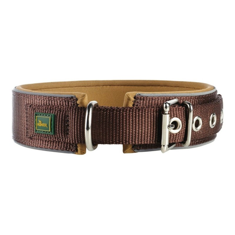 Collier pour Chien Hunter Neoprene Reflect Marron