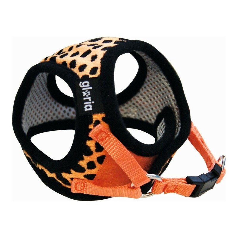 Harnais pour Chien Gloria Léopard 17-22 cm Orange Taille XS