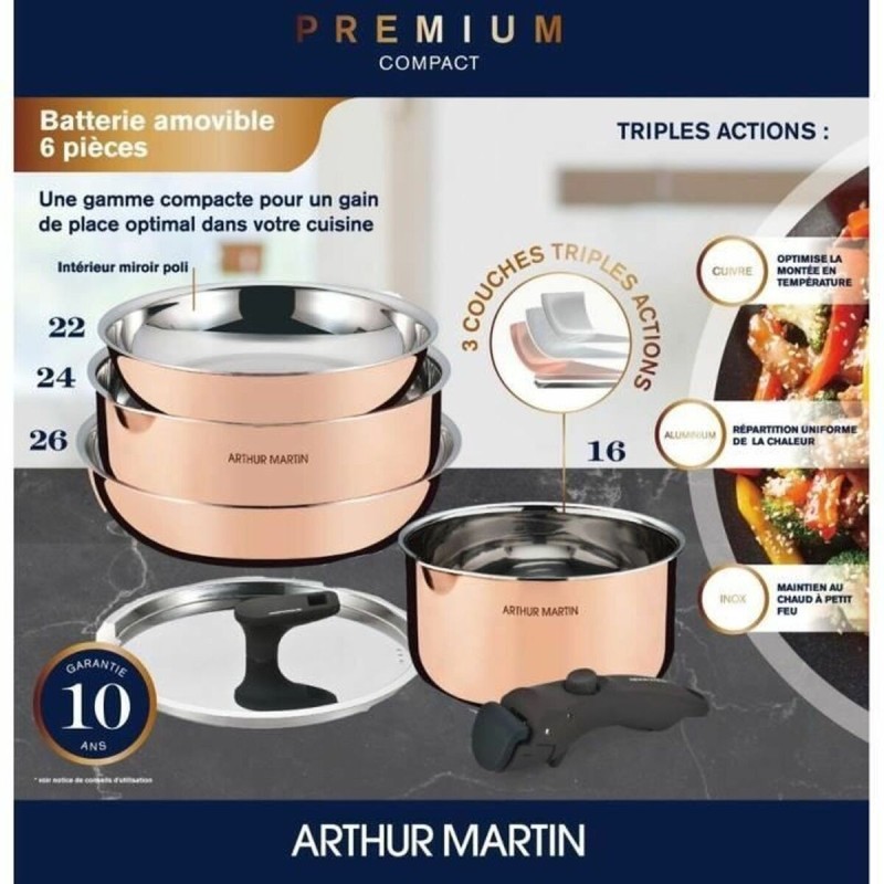 Batterie de Cuisine Arthur Martin