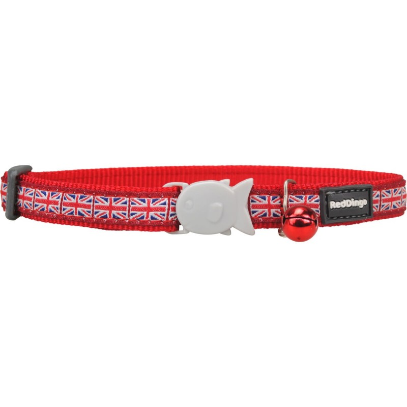 Collier pour Chien Red Dingo STYLE UNION JACK FLAG 31-47 cm