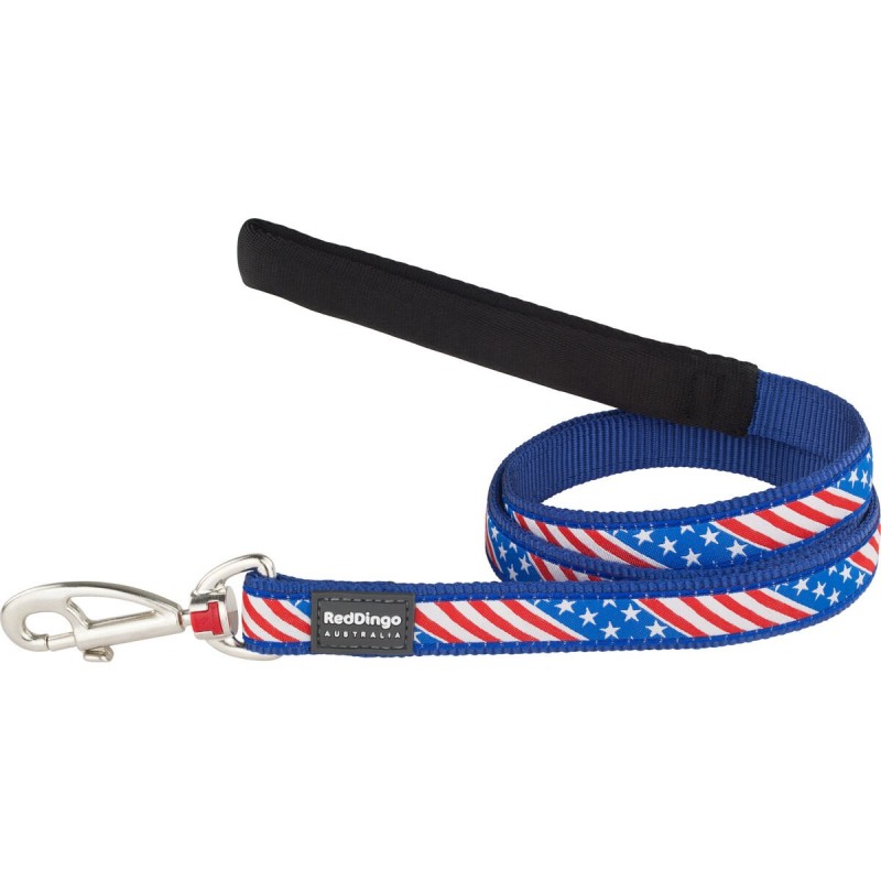 Laisse pour Chien Red Dingo US Flag 1