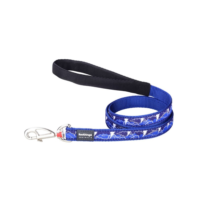 Laisse pour Chien Red Dingo STYLE LIGHTNING Blue marine 2 x 120 cm