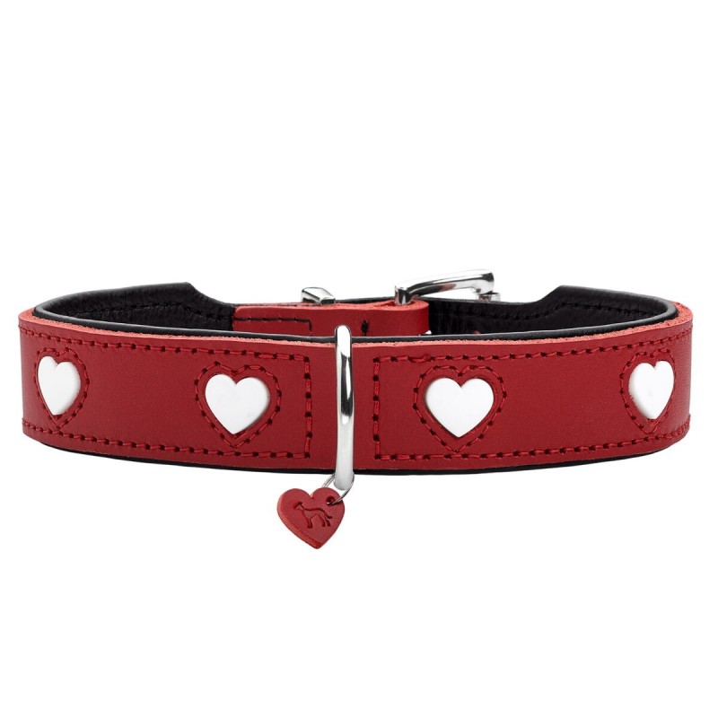 Collier pour Chien Hunter Love M/L 47-54 cm Rouge