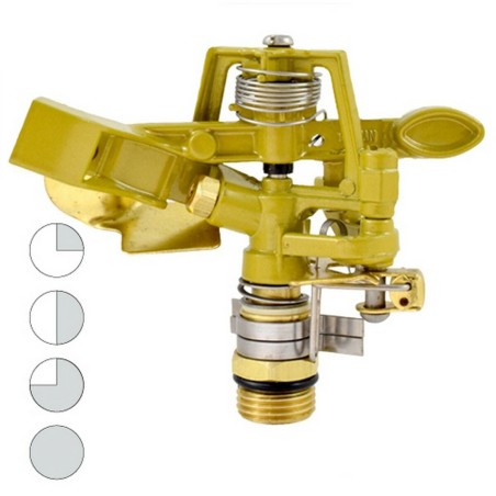 Arroseur Ferrestock Jaune M1/2" métallique