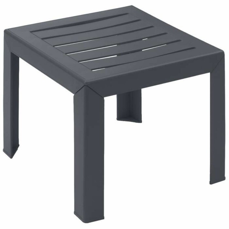 Table d'appoint Grosfillex Anthracite Résine Plastique 40 x 40 x 35 cm