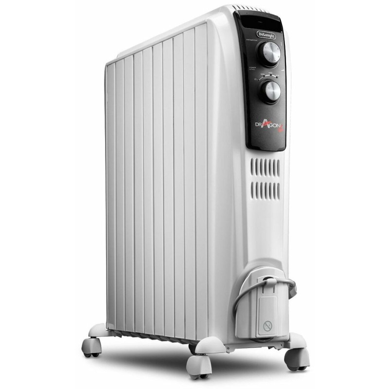 Radiateur à Huile (10 modules) DeLonghi Blanc 2500 W