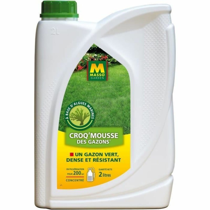 Engrais organique MASSO GARDEN Croq'Mousse 2 L